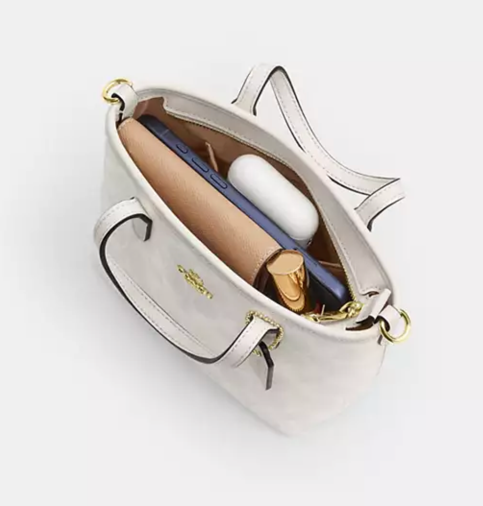 Coach City Mini Tote in Signature Canvas