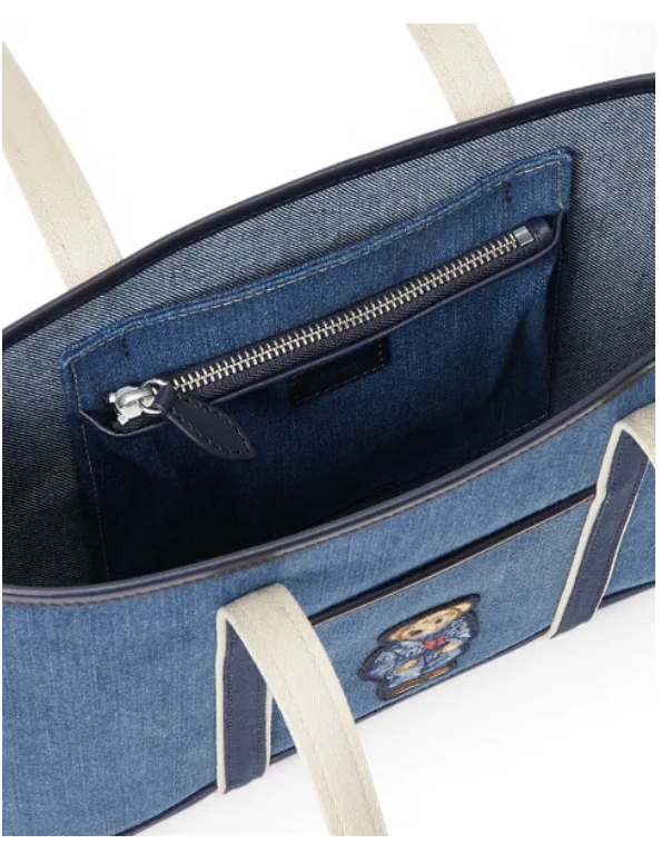 Polo Bear Small Shopper Tote Bag