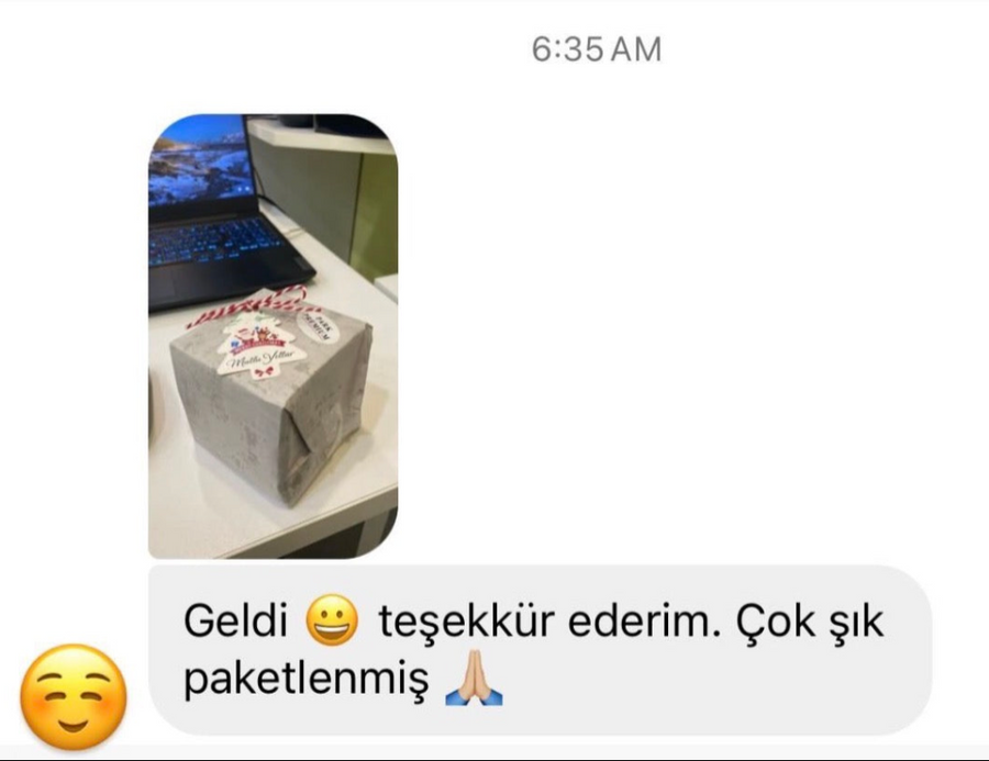 Müşteri mesajı (5/6)
