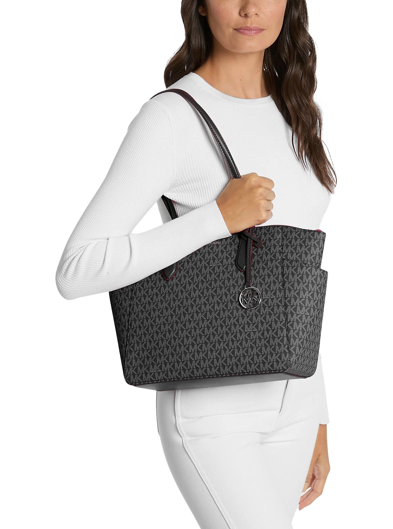 Michael Kors Women's Marilyn Medium Signature Logo Tote Bag