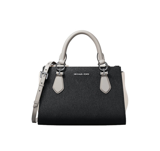 Michael Kors Women's Marilyn Small Color-Block Saffiano Leather Messenger Bag