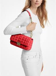 Michael Kors Tribeca Large Quilted Leather Shoulder Bag