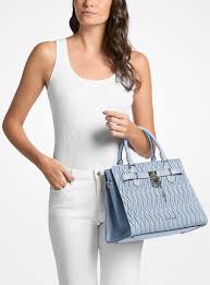 Michael Kors Hamilton Medium Matelassé Satchel