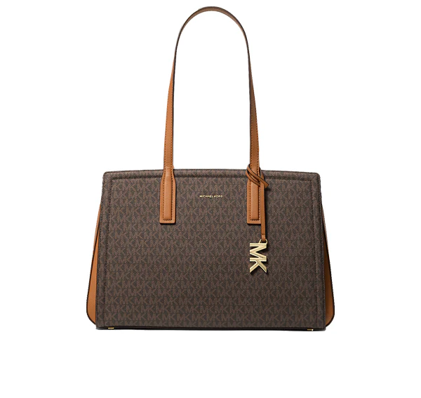 Michael Kors Women's Laila Medium Signature Logo Tote Bag