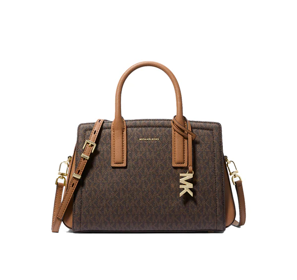 Michael Kors Women's Laila Small Signature Logo Satchel Bag
