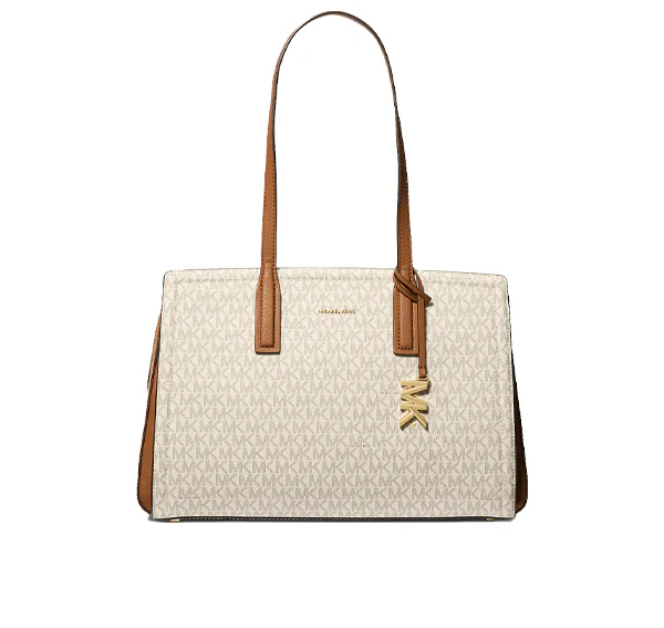 Michael Kors Women's Laila Medium Signature Logo Tote Bag