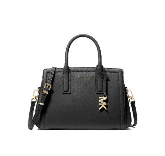 Michael Kors Women's Laila Small Pebbled Leather Satchel