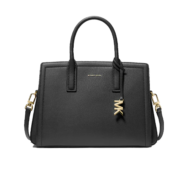 Michael Kors Women's Laila Medium Leather Satchel Bag