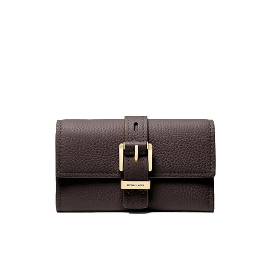 Michael Kors Nolita Medium Pebbled Leather Tri-Fold Wallet