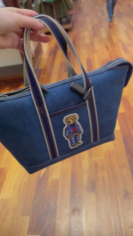 Polo Bear Mini Shopper Tote Bag