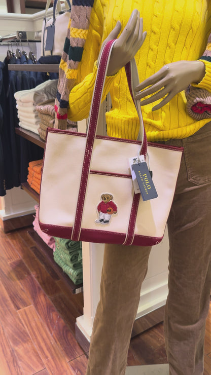 Polo Bear Small Shopper Tote Bag