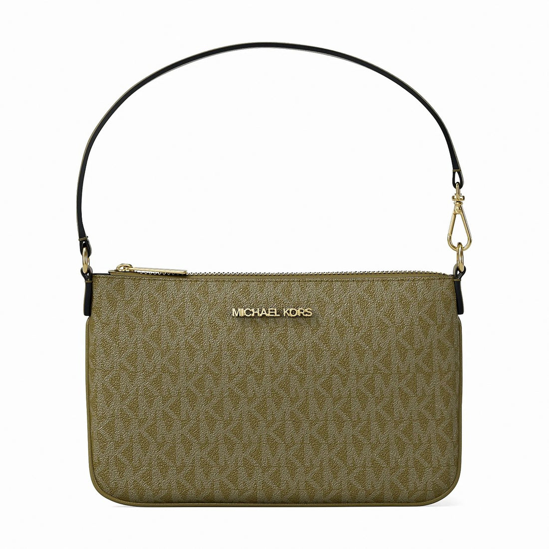 Michael Kors Jet Set Small Signature Logo Convertible Wristlet - OREGANO