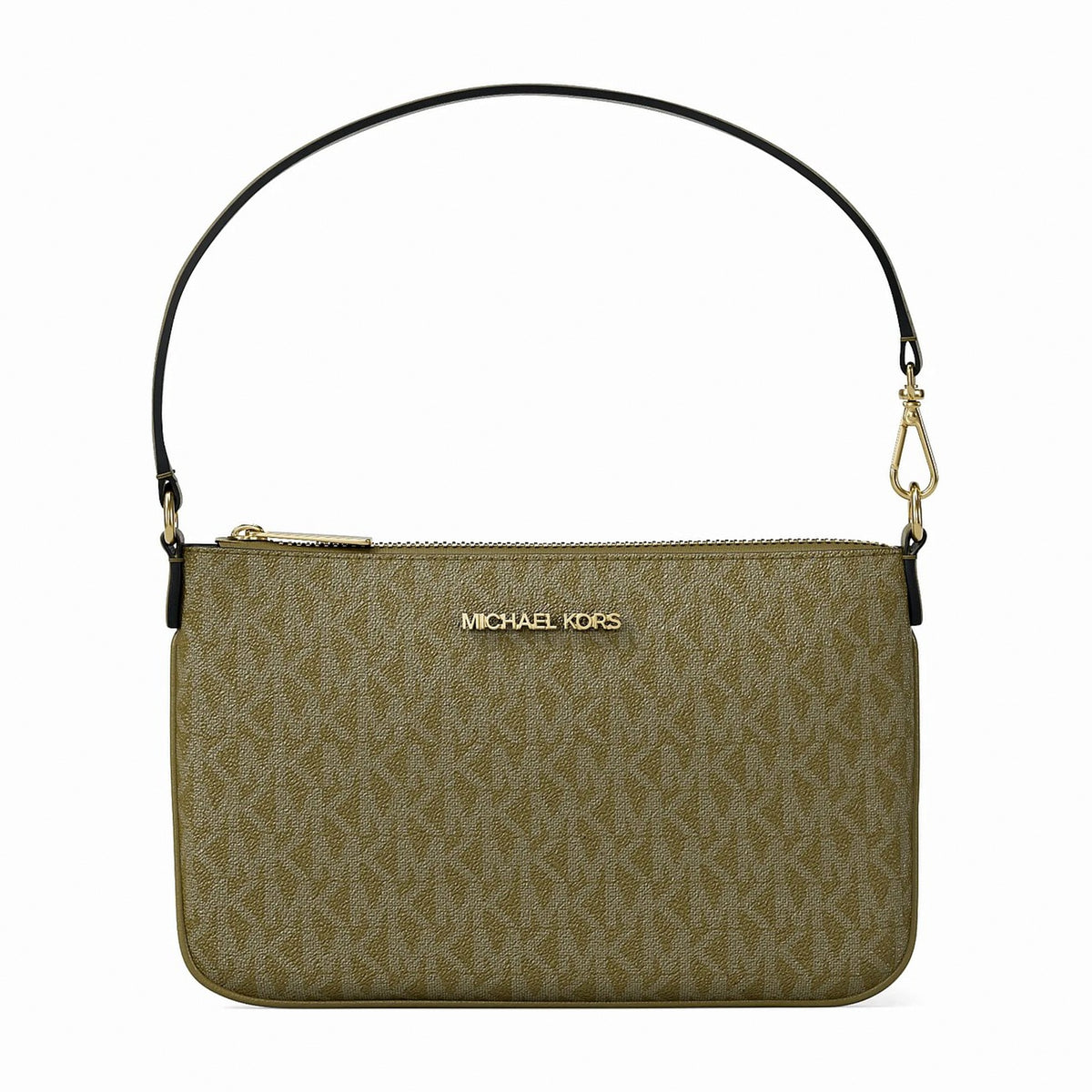 Michael Kors Jet Set Small Signature Logo Convertible Wristlet - OREGANO