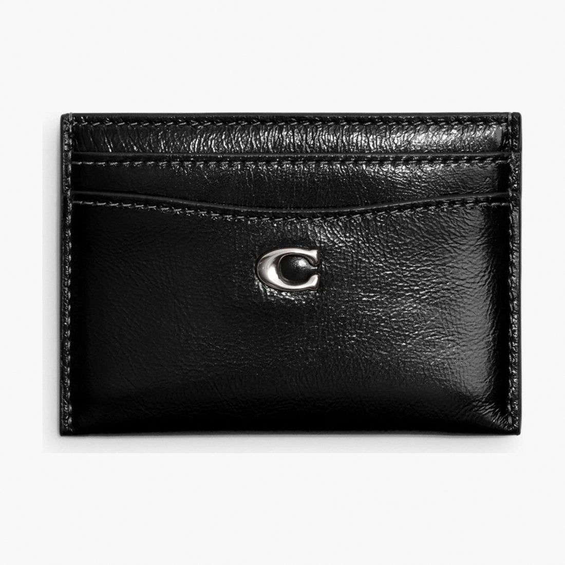 Coach Essential Card Case - Silver/Black