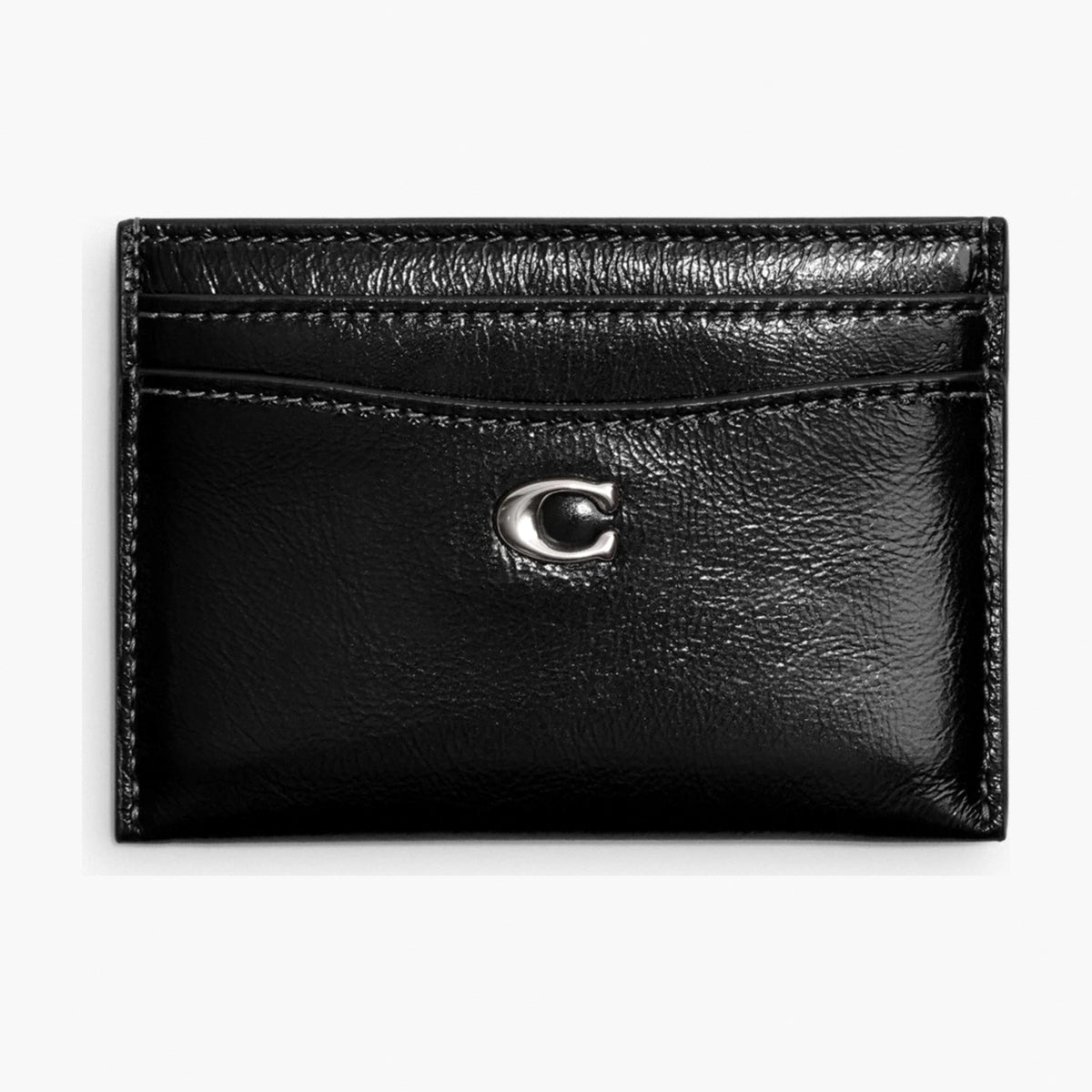 Coach Essential Card Case - Silver/Black