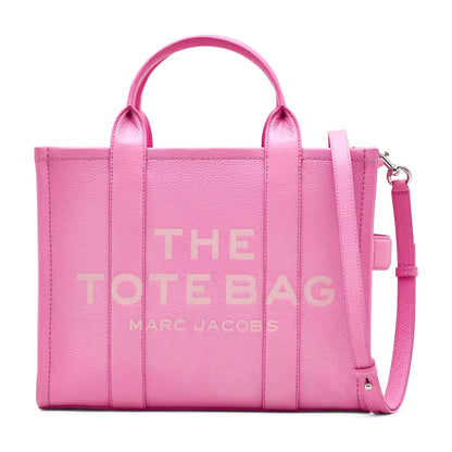 Marc Jacobs The Leather Medium Tote Bag - PETAL PINK