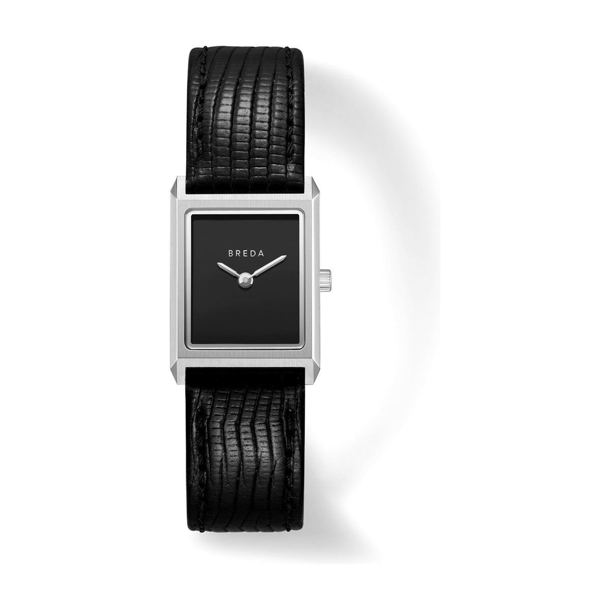 BREDA Virgil (Lizard Embossed) - Silver/Black/Midnight