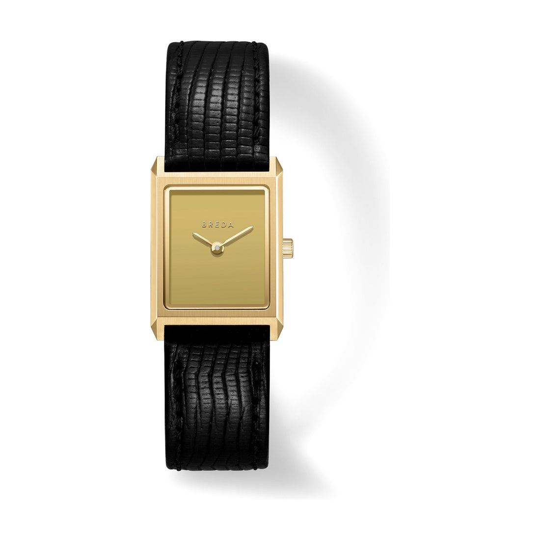 BREDA Virgil (Lizard Embossed) - Gold/Black