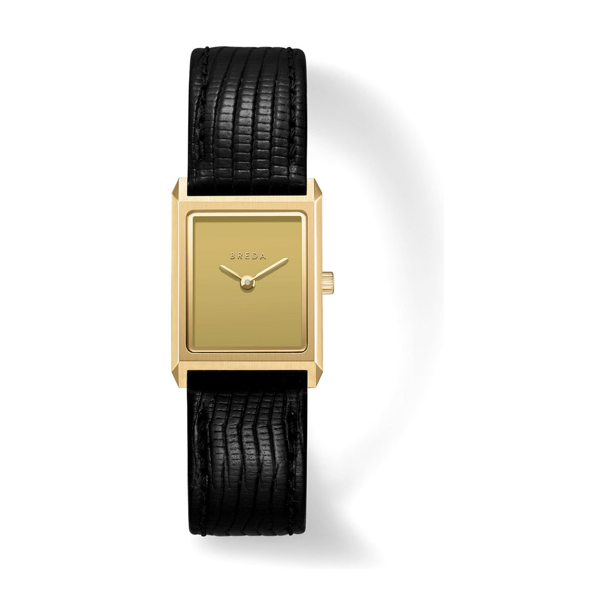 BREDA Virgil (Lizard Embossed) - Gold/Black