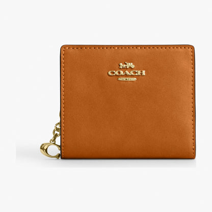 Coach Snap Wallet - Gold/Brown
