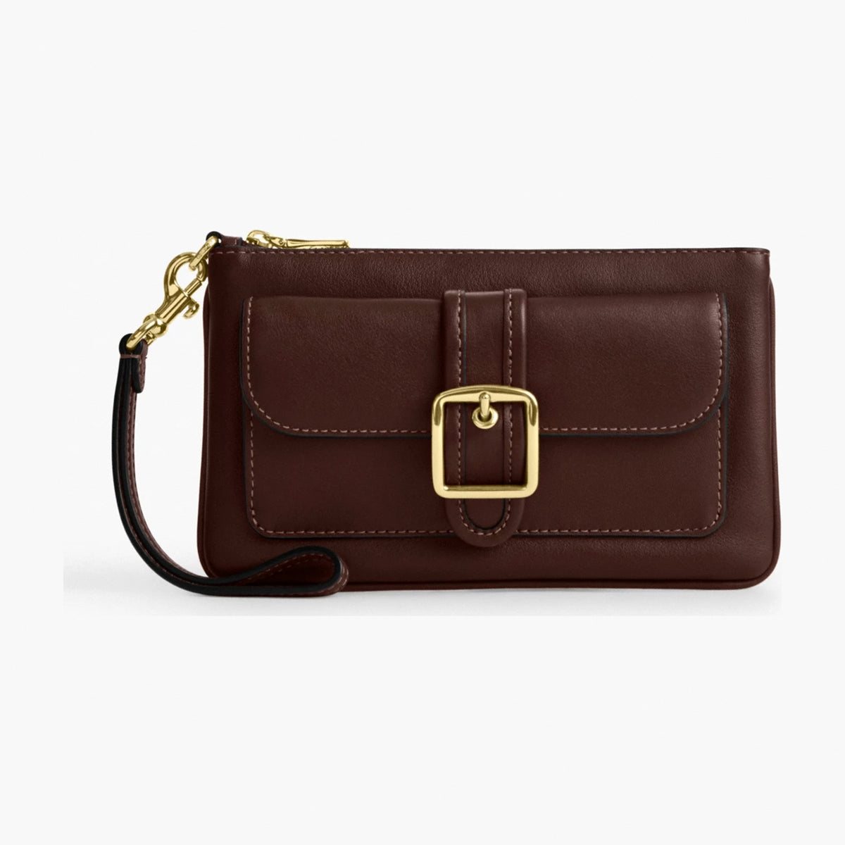 Coach Ashton Wristlet - Gold/Maple