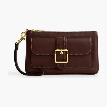 Coach Ashton Wristlet - Gold/Maple