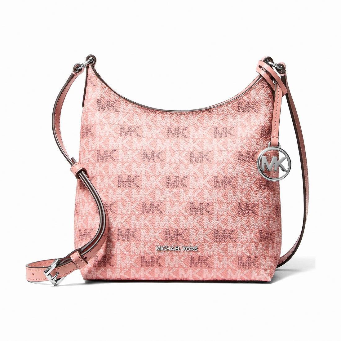 Michael Kors Maya Small Signature Logo Crossbody Bag - SUNSET ROSE