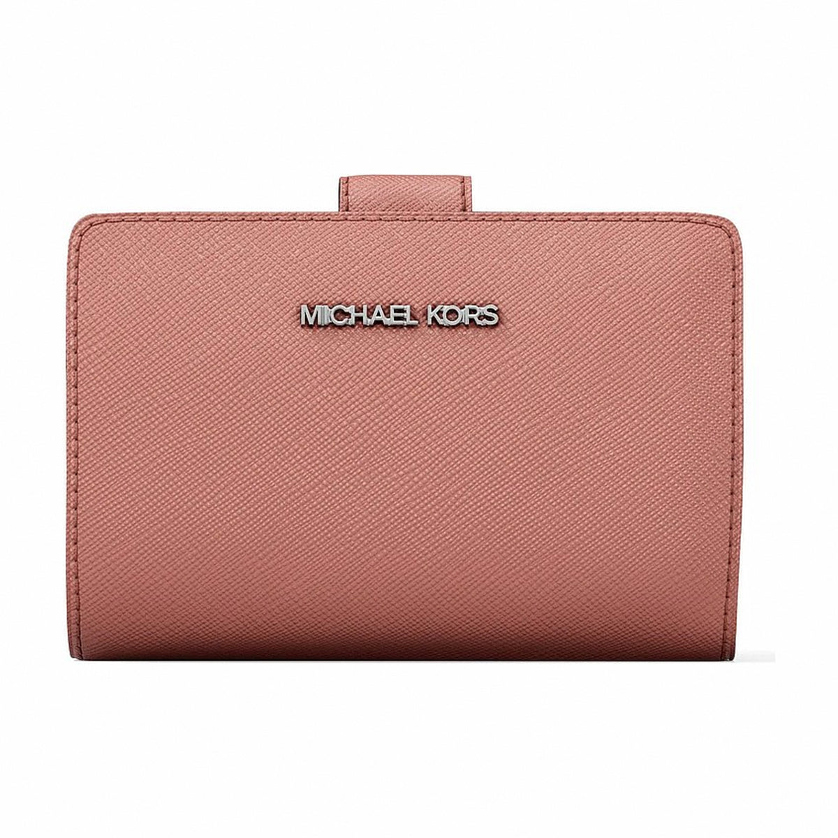 Michael Kors Medium Saffiano Leather Wallet - SUNSET ROSE