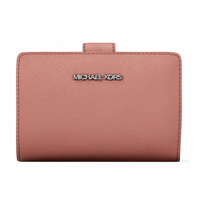 Michael Kors Medium Saffiano Leather Wallet - SUNSET ROSE