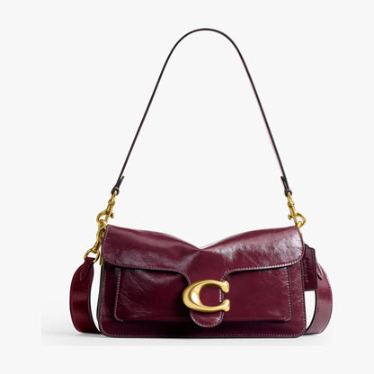Coach Tabby Shoulder Bag 26 - Brass/Dark Cherry