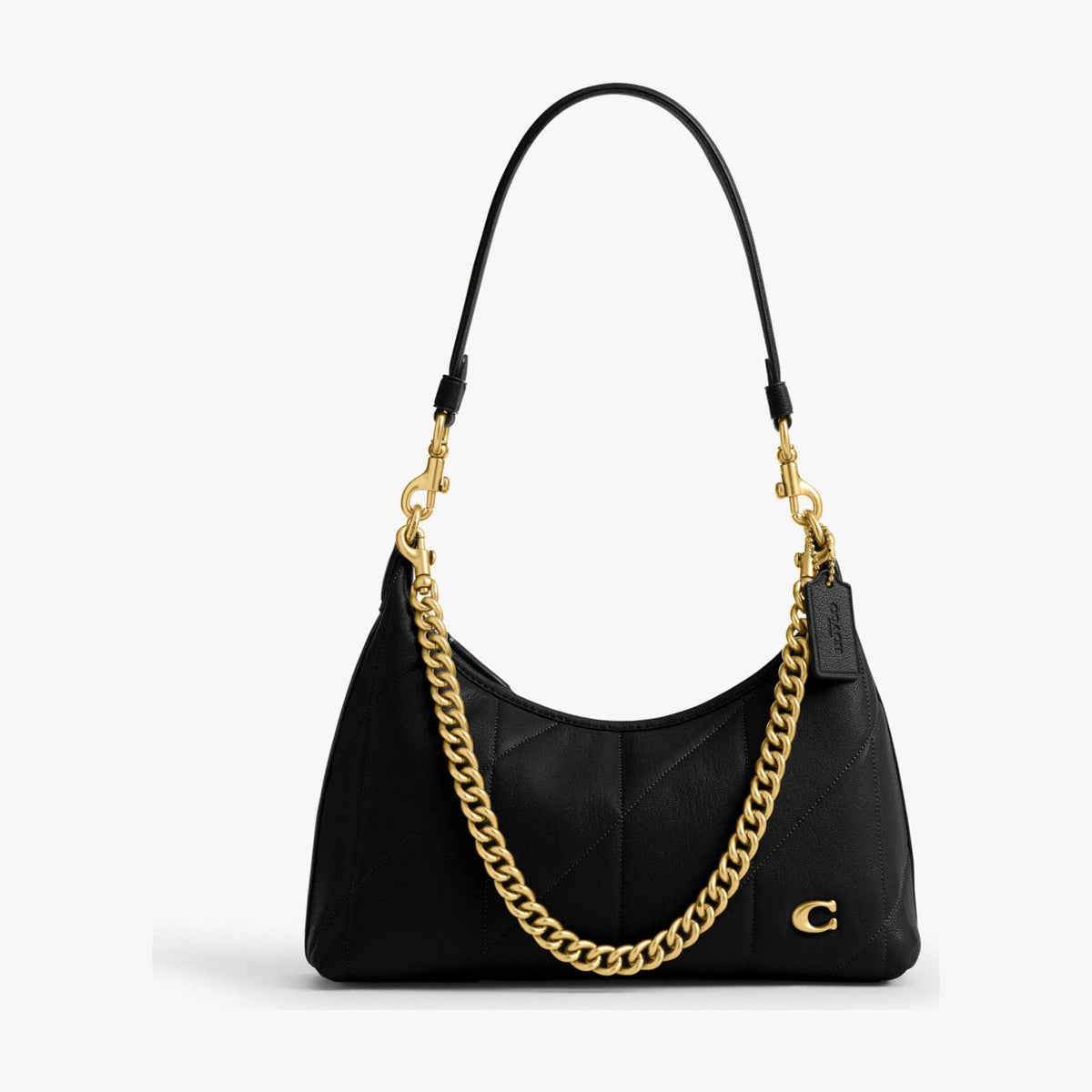Coach Juliet Shoulder Bag 25 With Quilting - Brass/Black