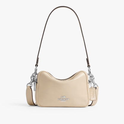 Coach Mini Carey Crossbody Bag - Silver/Ivory