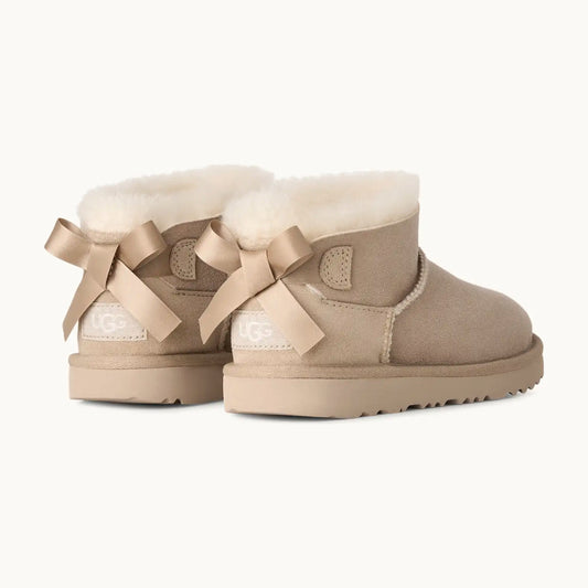 UGG Kids' Ultra Mini Bailey Bow - Sand