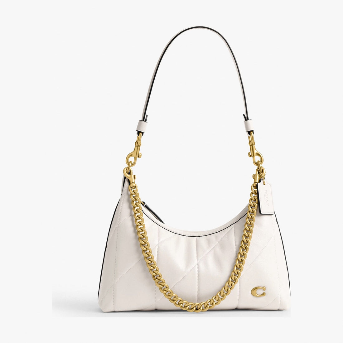 Coach Juliet Shoulder Bag 25 With Quilting - Brass/Chalk