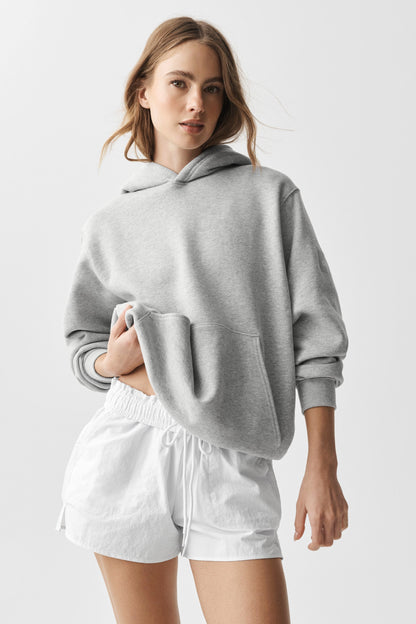 Alo Yoga Renown Heavy Weight Hoodie - Athletic Heather Grey