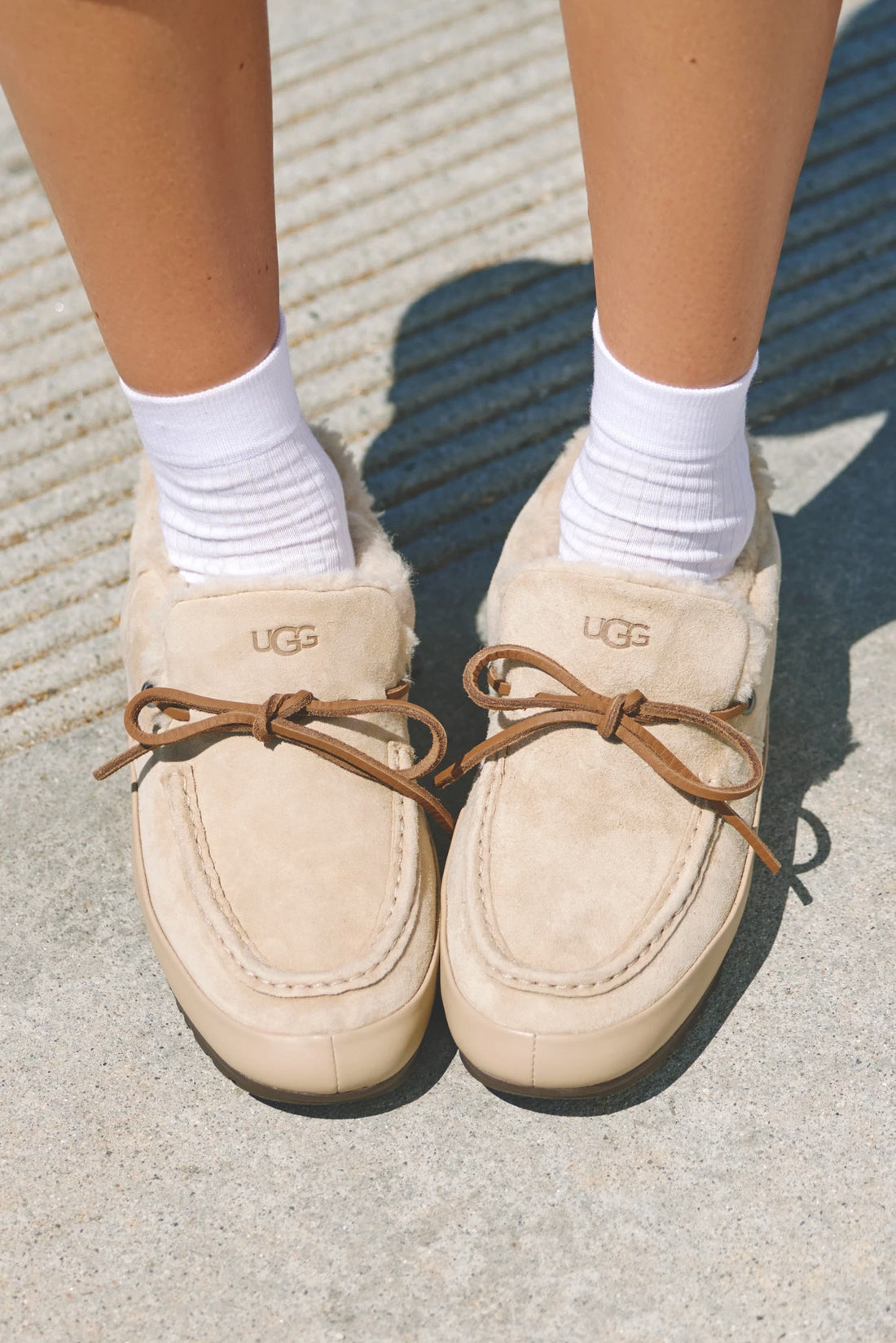 UGG Quill Slip-on Moccasins - Mustard Seed