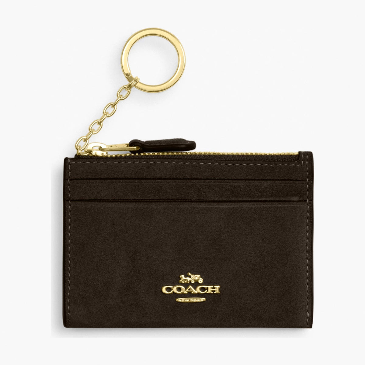 Coach Mini Skinny ID Case - Gold/Ebony