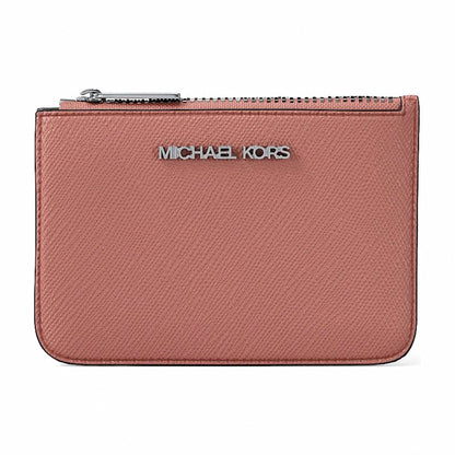 Michael Kors Jet Set Saffiano Leather Coin Purse - SUNSET ROSE