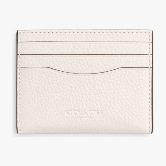 Coach Slim ID Card Case - Chalk
