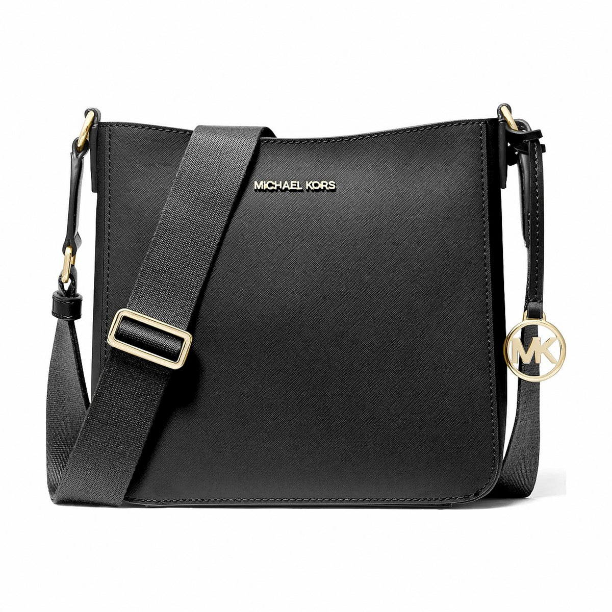 Michael Kors Jet Set Travel Small Messenger Bag - BLACK/BLACK