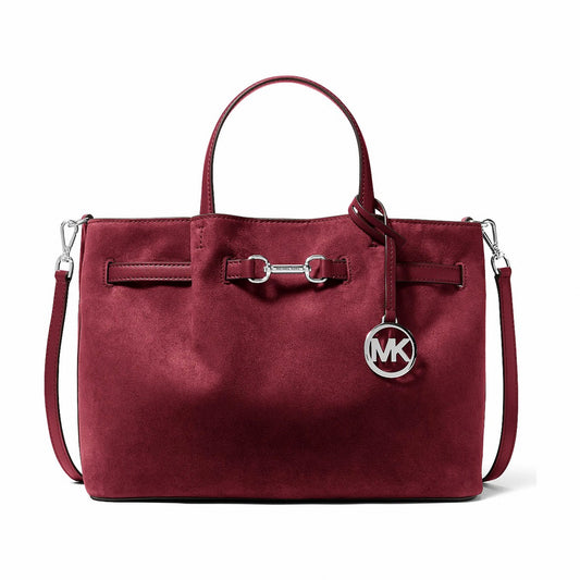 Michael Kors Carson Medium Satchel - MAROON