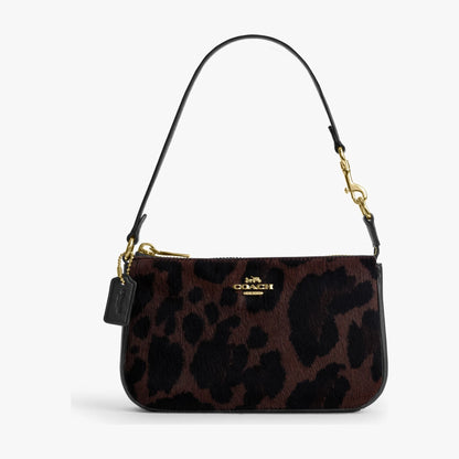 Coach Nolita 19 In Haircalf With Leopard Print - Gold/Dark Leopard