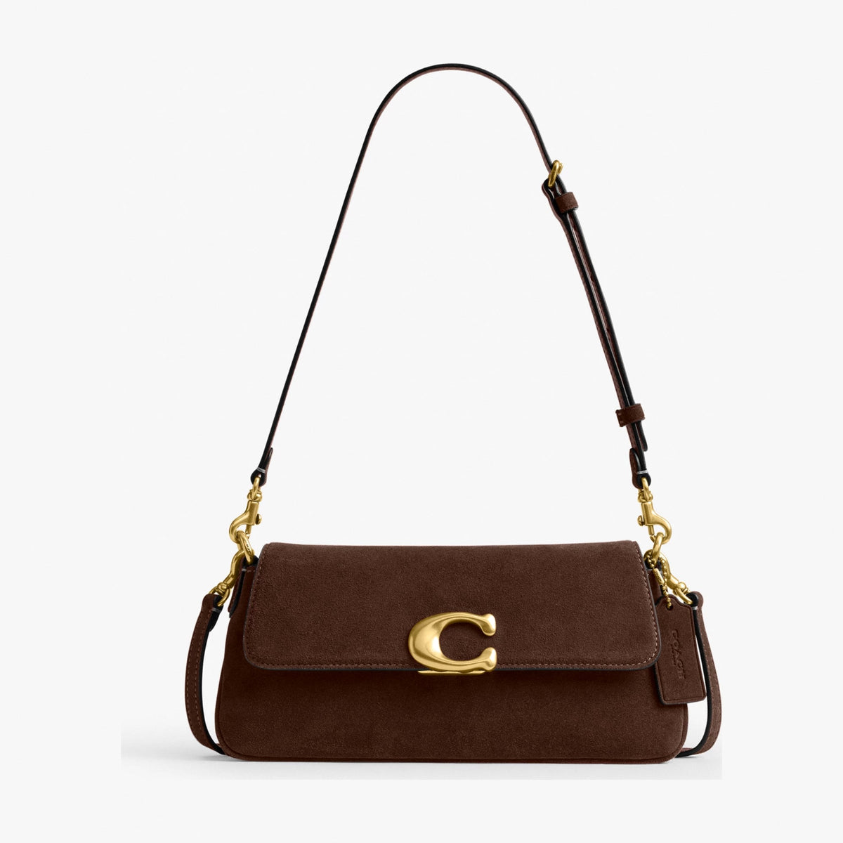 Coach Jet Shoulder Bag - Brass/Dark Chocolate