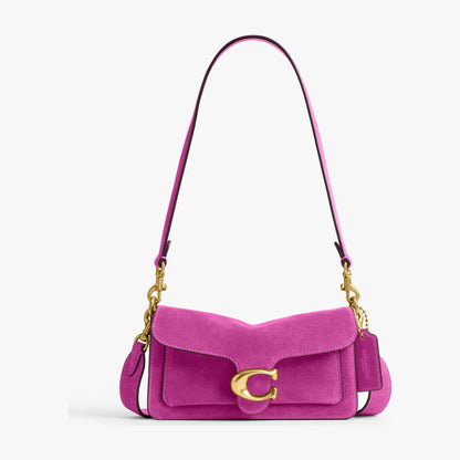 Coach Soft Tabby Shoulder Bag 20 - Brass/Magenta