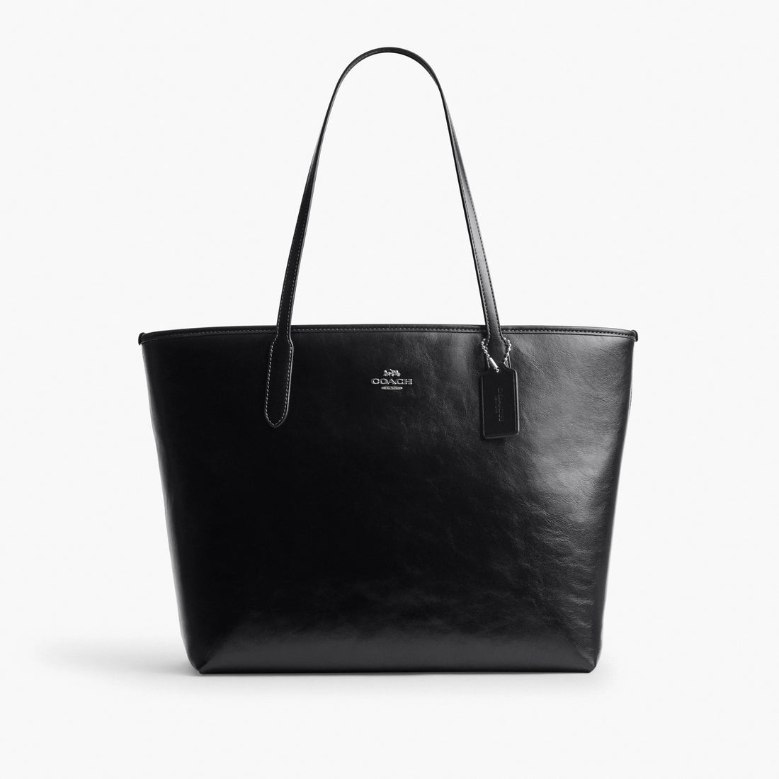 Coach City Tote Bag - Silver/Black