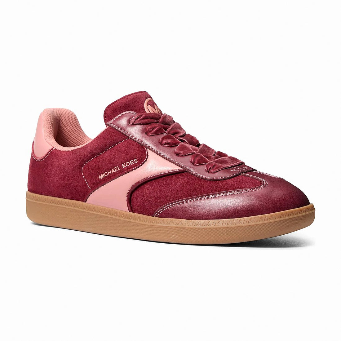 Michael Kors Sammy Microsuede Sneaker - MAROON