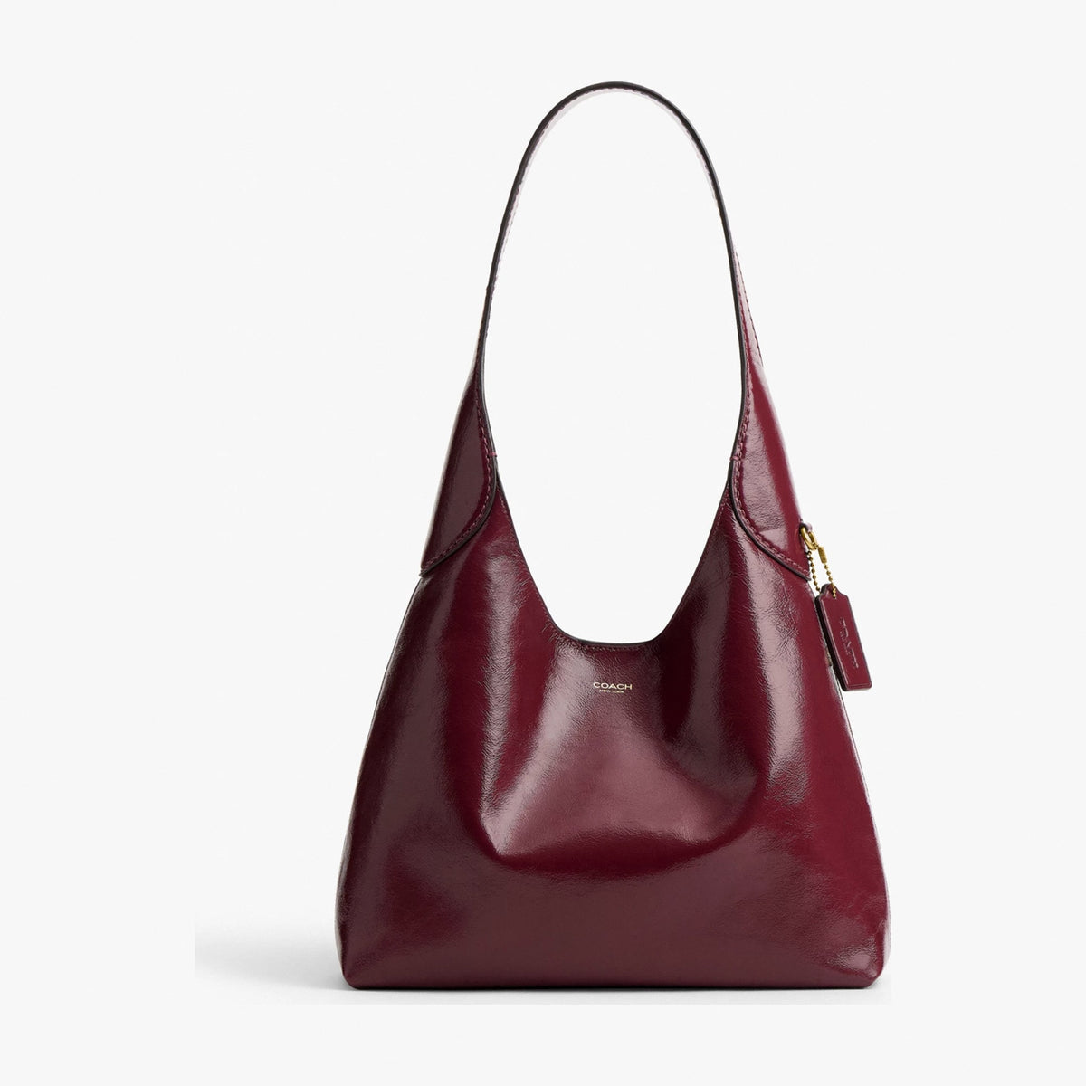 Coach Brooklyn Shoulder Bag 28 - Brass/Dark Cherry