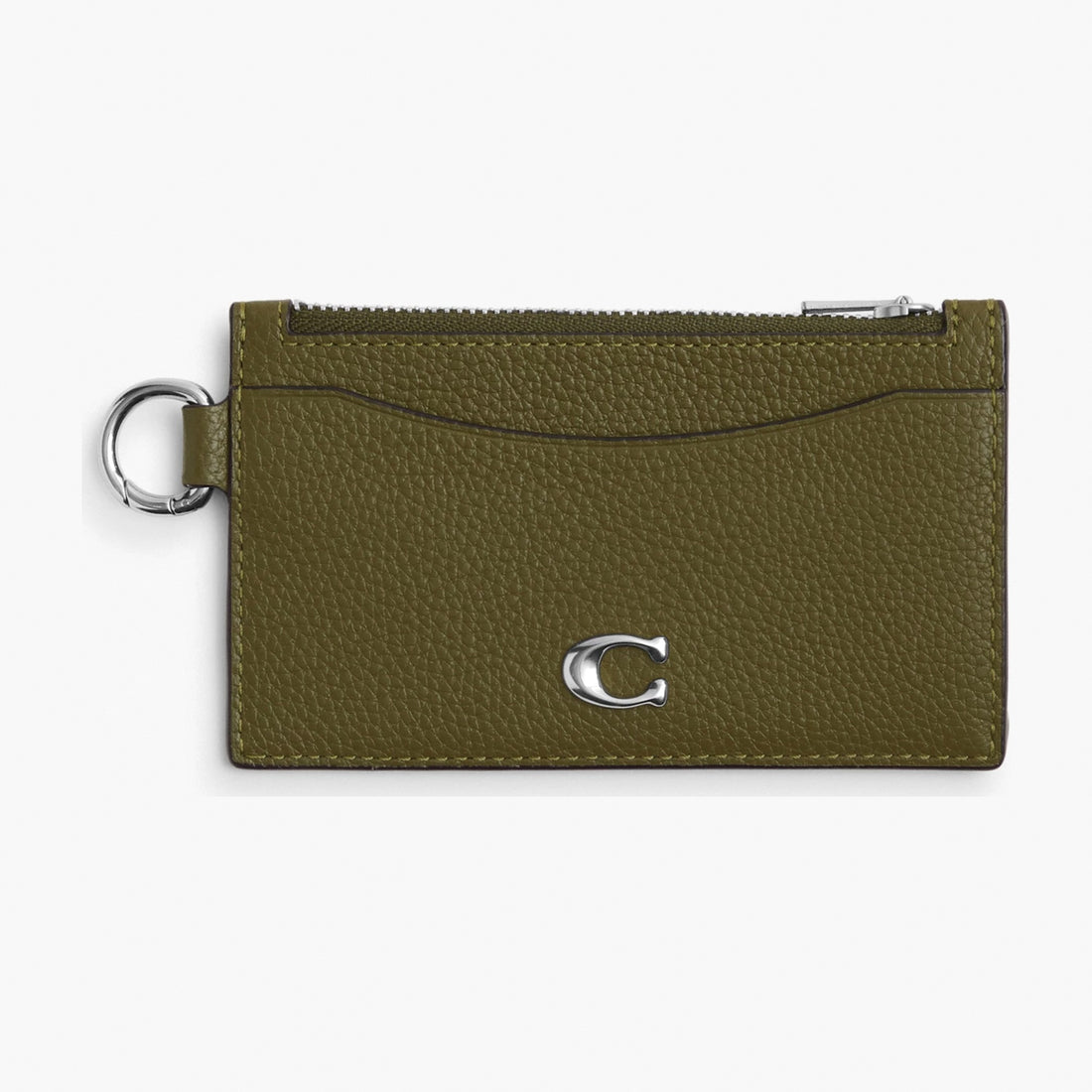 Coach Zip Card Case - Olive