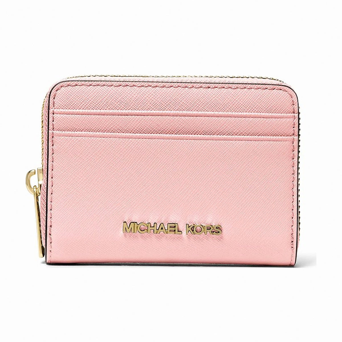 Michael Kors Jet Set Travel Medium Saffiano Leather Wallet - POWDER BLUSH
