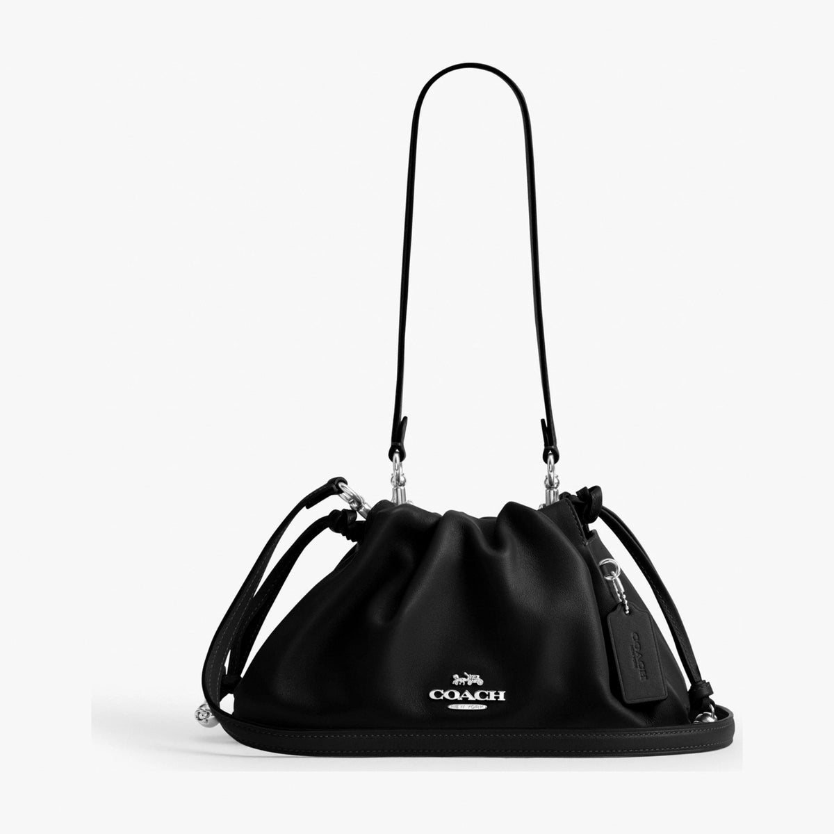 Coach Faye Shoulder Bag - Silver/Black